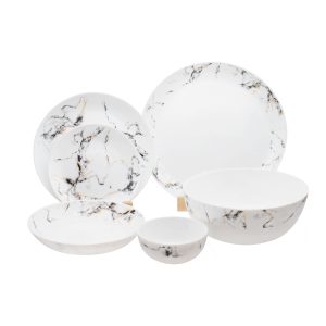 سرویس غذاخوری 26 پارچه طرح سنگ GOLDEN OPAL
